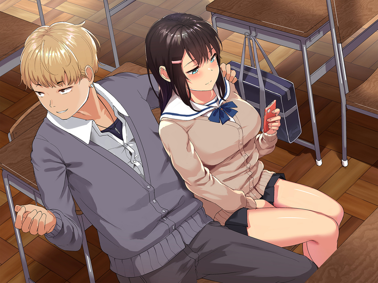 Aitsu ga Shiranai Kanojo no xxx ~Saenai Boku ga ReaJuu no Kanojo o Netotte Nakadashi~