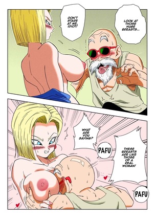 Android 18 vs Master Roshi - Page 7