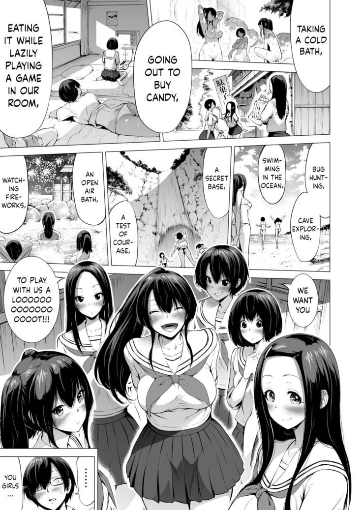 Nanaka no Rakuen 1 ~Inaka no Gakkou de Bishoujo Harem♥️~ Mina de Koibito Gokko Hen | Nanaka's Paradise 1 ~A School in the Countryside with a Harem of Beautiful Girls♥️~ Playing Everyone's Lover