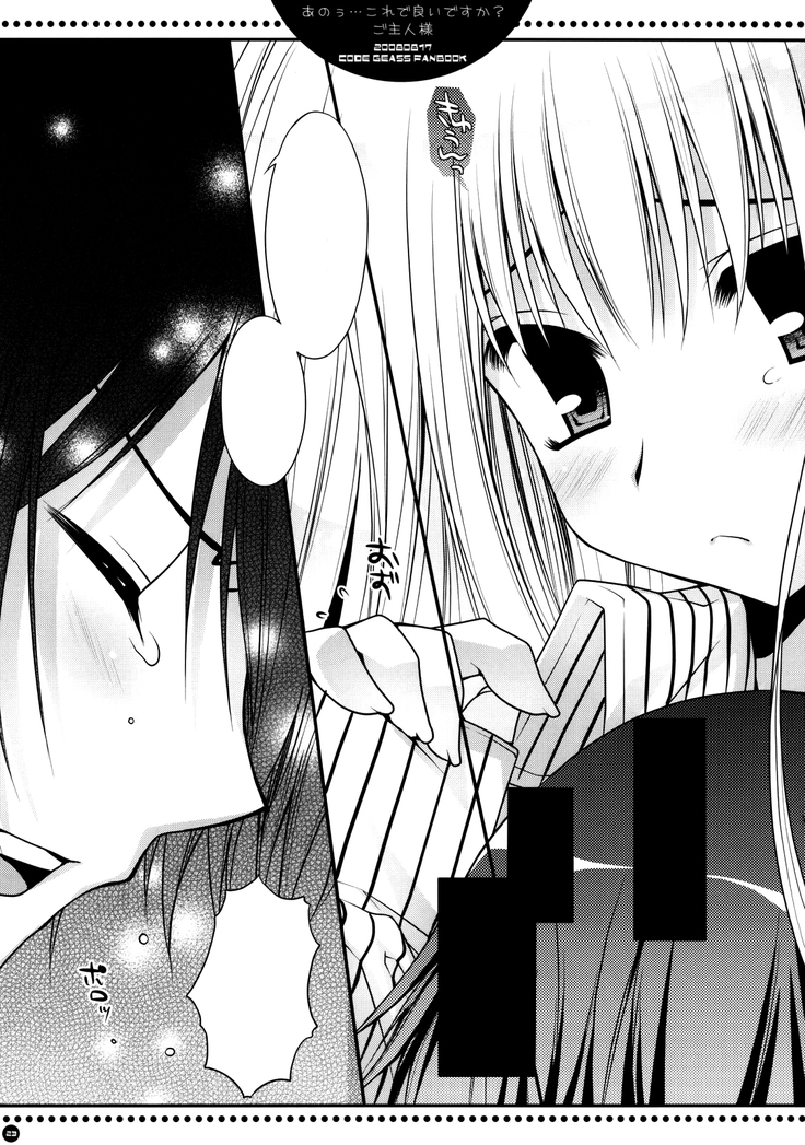 Anou...Korede Iidesuka? Goshujinsama
