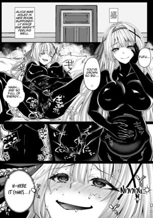Parasite Rubber -The Tale of a Princess Knight Parasitized by Black Rubber Tentacle Clothes- Page #22
