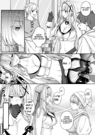 Parasite Rubber -The Tale of a Princess Knight Parasitized by Black Rubber Tentacle Clothes- Page #10
