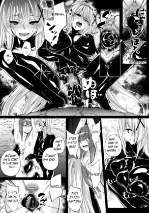 Parasite Rubber -The Tale of a Princess Knight Parasitized by Black Rubber Tentacle Clothes- Page #27