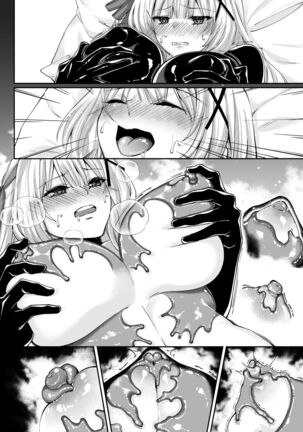 Parasite Rubber -The Tale of a Princess Knight Parasitized by Black Rubber Tentacle Clothes- Page #51