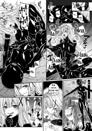 Parasite Rubber -The Tale of a Princess Knight Parasitized by Black Rubber Tentacle Clothes- Page #31