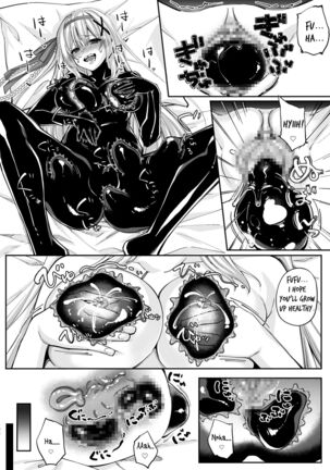 Parasite Rubber -The Tale of a Princess Knight Parasitized by Black Rubber Tentacle Clothes- Page #24