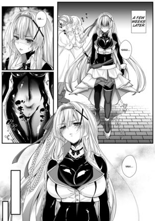 Parasite Rubber -The Tale of a Princess Knight Parasitized by Black Rubber Tentacle Clothes- Page #16