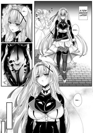 Parasite Rubber -The Tale of a Princess Knight Parasitized by Black Rubber Tentacle Clothes- - Page 16