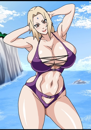 Naruho-dou (Naruhodo)] Zoku Tsunade no Insuiyoku | After Tsunade's Obscene Beach - Page 35