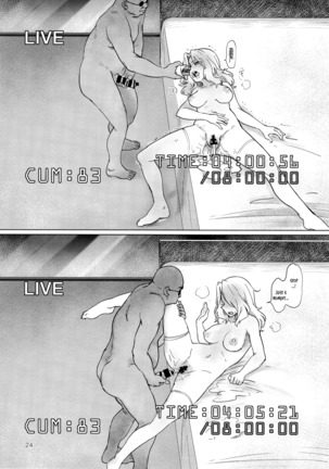 Renzoku Taikyuu 8-jikan: Okay-san ga 8-jikan Buttooshi de Taikyuu Ecchi Suru Hon | 8 Hours Non-Stop Endurance: Kay Endures 8 Straight Hours of Non-Stop Sex Page #24