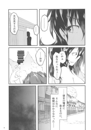 ぬえちゃんの露出羞恥指南 - Page 9