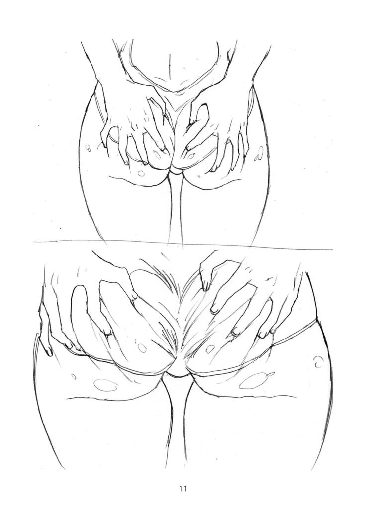 Misaki and Mika Sensei Sketchbook