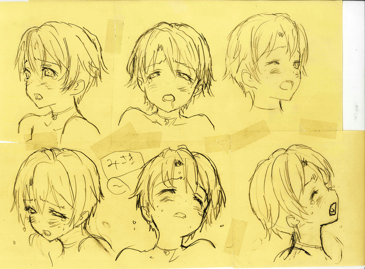 Misaki and Mika Sensei Sketchbook