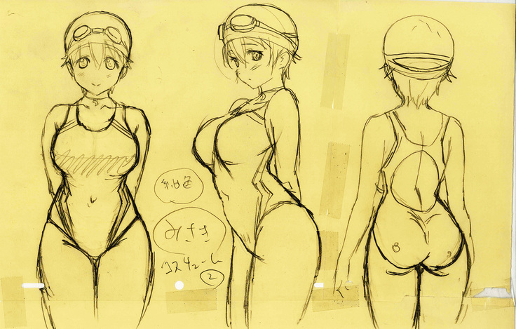 Misaki and Mika Sensei Sketchbook