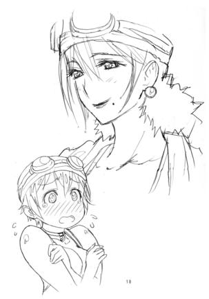 Misaki and Mika Sensei Sketchbook Page #19