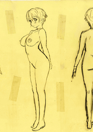 Misaki and Mika Sensei Sketchbook Page #30