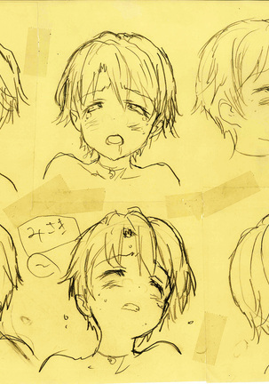 Misaki and Mika Sensei Sketchbook Page #32