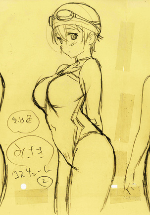 Misaki and Mika Sensei Sketchbook Page #33