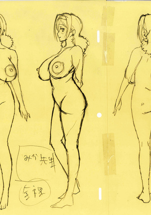Misaki and Mika Sensei Sketchbook Page #26