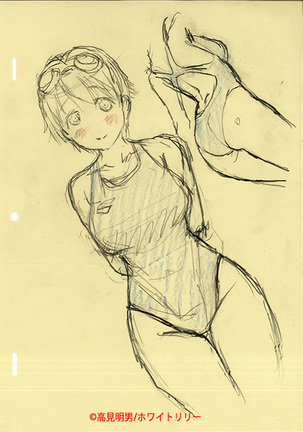 Misaki and Mika Sensei Sketchbook Page #37