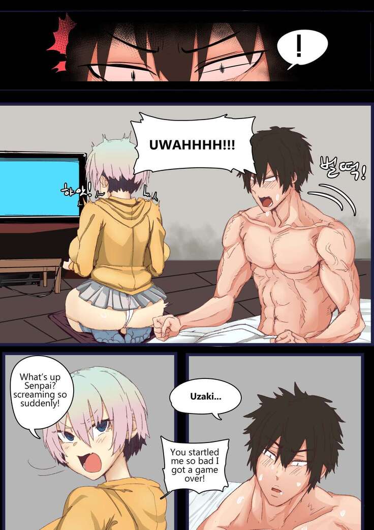 Uzaki-chan's prank on sleeping Senpai