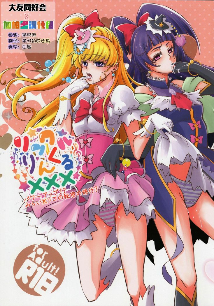 （C90） Linkle Linkle XXX Power  Up Mirai to Riko no Himitsu no Shugyou (Mahou Tsukai Precure!