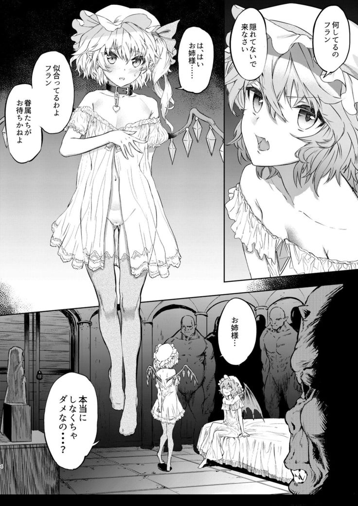 Watashi wa Shitsuke no Tame ni Flan o Otoko-domo ni Naburaseru