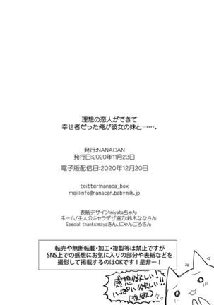 Risou no Koibito ga Dekite Shiawasemono datta Ore ga Kanojo no Imouto to....... Page #86