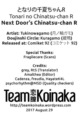 Tonari no Chinatsu-chan R | Next Door's Chinatsu-chan R - Page 28