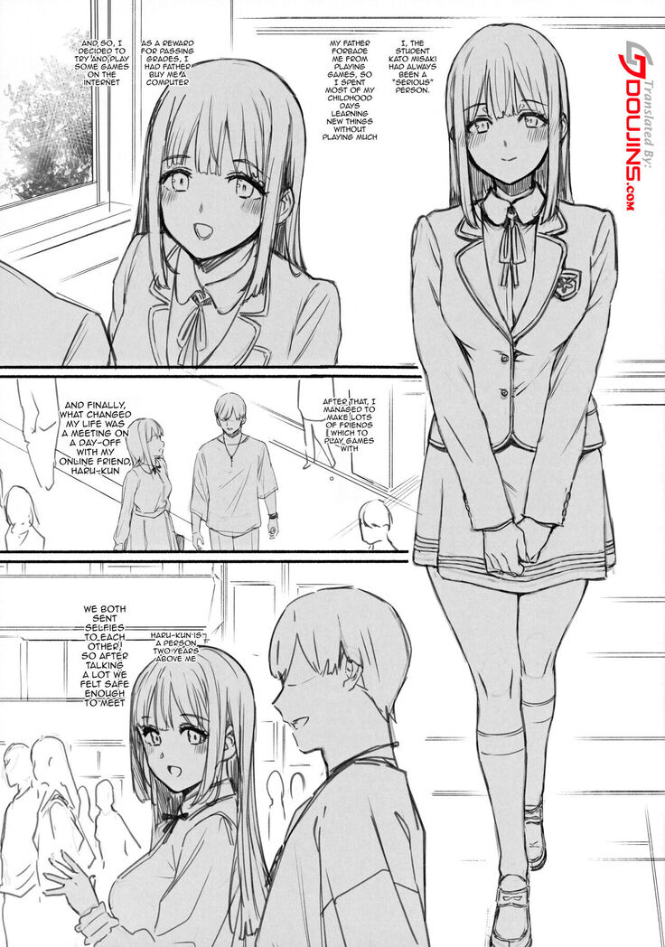 Net de Shiriatta Osu no Pet Katou Misaki 01 | Becoming The Pet of a Man She Met Online