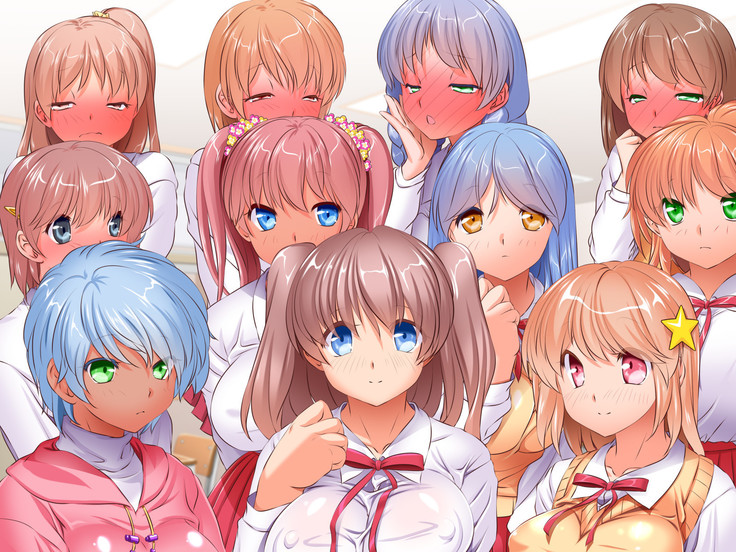 HELP! Shojo shika inai mura de ko-tsukuri-yō no dansei o boshū shite imasu! ~ Echiechina tenshi-tachi ni yūwaku sa renagara, daradara to shasei shi tsudzukeru icharabu namahame-chū dashi genkai shūraku mondai ♪~