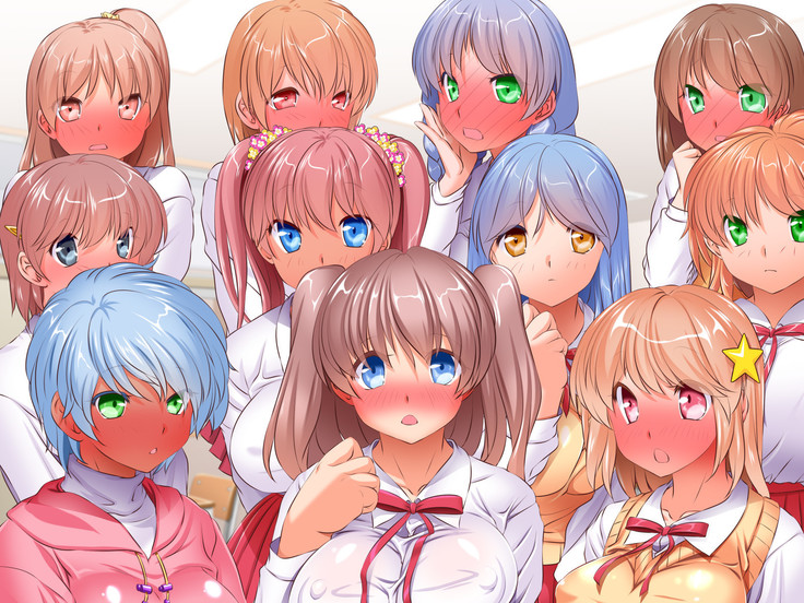 HELP! Shojo shika inai mura de ko-tsukuri-yō no dansei o boshū shite imasu! ~ Echiechina tenshi-tachi ni yūwaku sa renagara, daradara to shasei shi tsudzukeru icharabu namahame-chū dashi genkai shūraku mondai ♪~