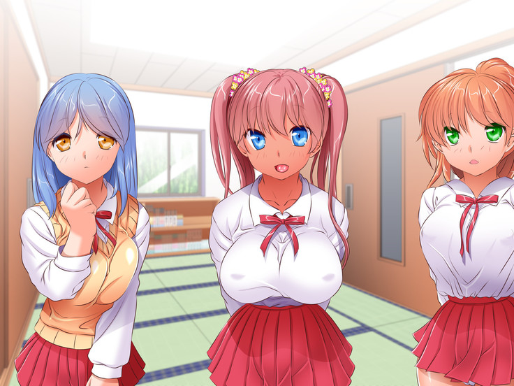HELP! Shojo shika inai mura de ko-tsukuri-yō no dansei o boshū shite imasu! ~ Echiechina tenshi-tachi ni yūwaku sa renagara, daradara to shasei shi tsudzukeru icharabu namahame-chū dashi genkai shūraku mondai ♪~