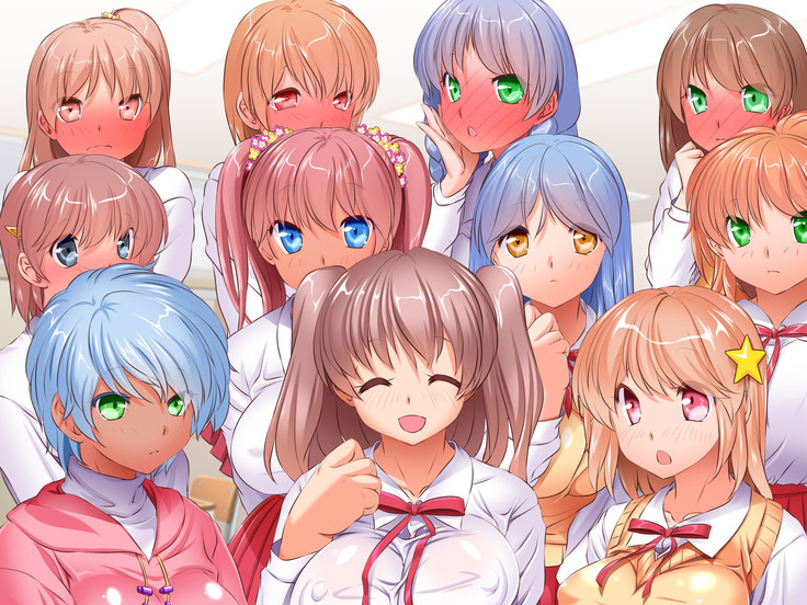 HELP! Shojo shika inai mura de ko-tsukuri-yō no dansei o boshū shite imasu! ~ Echiechina tenshi-tachi ni yūwaku sa renagara, daradara to shasei shi tsudzukeru icharabu namahame-chū dashi genkai shūraku mondai ♪~