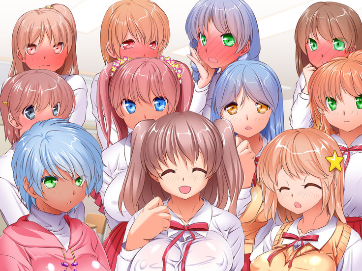 HELP! Shojo shika inai mura de ko-tsukuri-yō no dansei o boshū shite imasu! ~ Echiechina tenshi-tachi ni yūwaku sa renagara, daradara to shasei shi tsudzukeru icharabu namahame-chū dashi genkai shūraku mondai ♪~