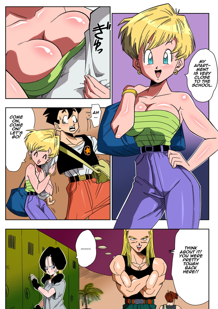 LOVE TRIANGLE Z - Gohan Meets Erasa... "Let's Make A Lot of Sex, OK?" (decensored)