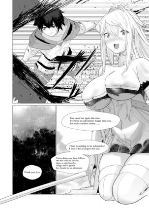 Majuu no Mori ni Nomikomareta Mura no Musume wa Shoufu Boukensha to Shite Inran ni Sugosu Page #37