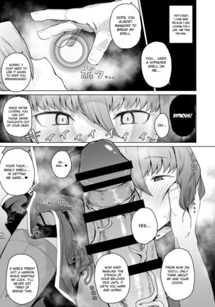 Souryo Saimin -Shasei Taboo na Otokonoko o Kyousei Ketsu Acme- | Priest Hypnosis -Forcing Celibate Crossdressing Priest to Ejaculate- Page #9