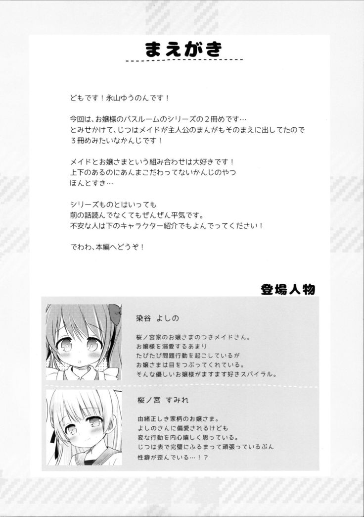 Ojou-sama no Himegoto Bathroom 2