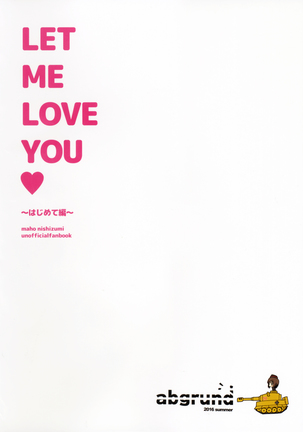 LET ME LOVE YOU hajimete hen Page #35