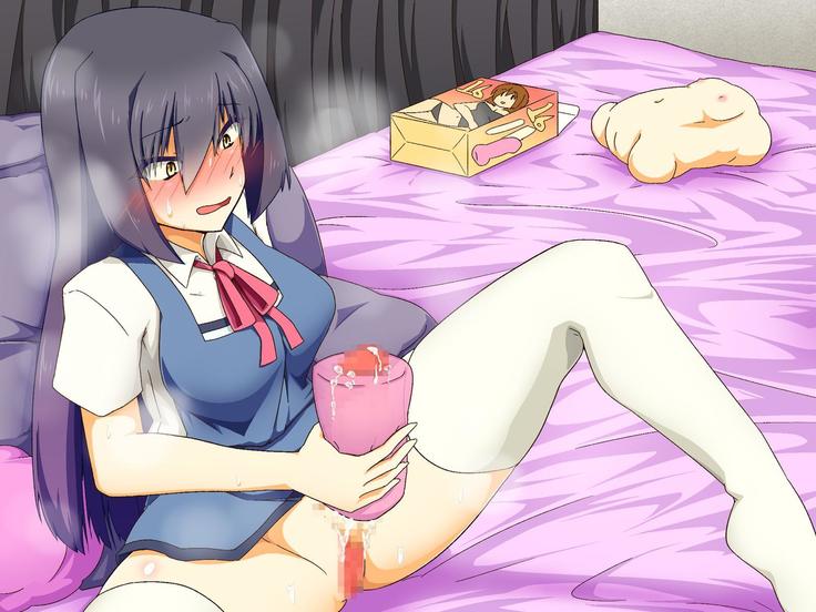 残念クールな委員長のふたなりオナニー活動
