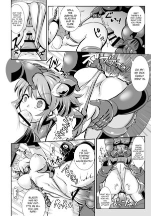 Tetsujin Shoujo Blazer VS Saimin Kaijin Page #6
