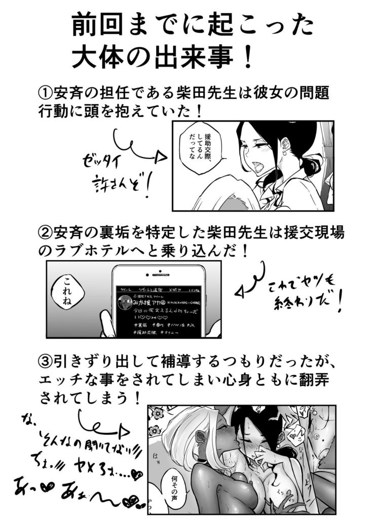 Sparta Sensei ga Oshiego no Bitch Gal ni Ecchi na Koto Sareru Hanashi 2
