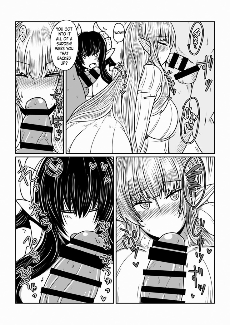 Elf-san to Succubus-san. | An Elf And A Succubus.