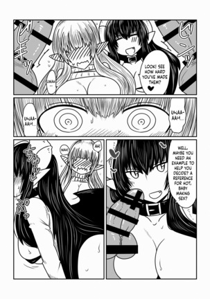 Elf-san to Succubus-san. | An Elf And A Succubus.