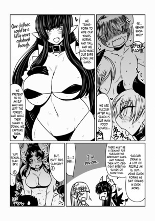 Elf-san to Succubus-san. | An Elf And A Succubus. Page #6