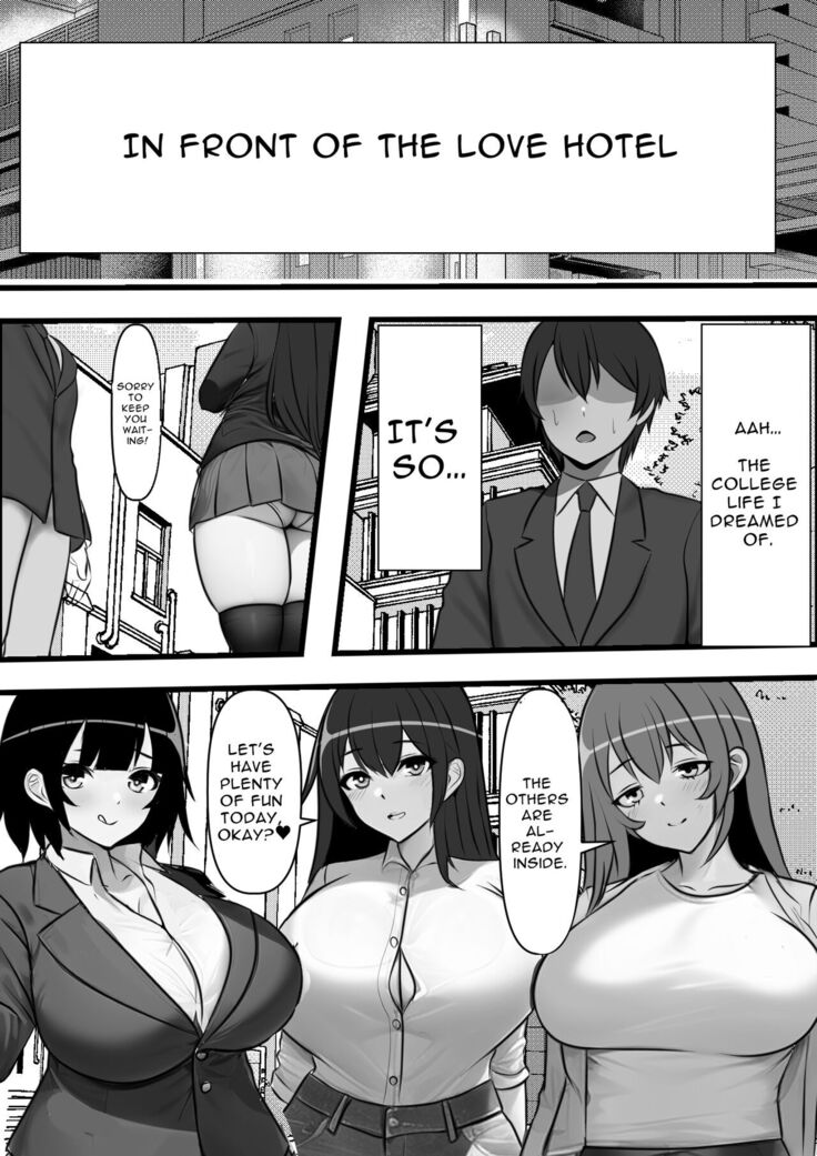 Reverse Chastity City ~the leader of a fuckclub that tricked me into joining seems to be a virgin~ | Teisou Gyakuten Toshi Damasarete Nyuukai Shita YariCir Shuudan no Leader ga Dou Mitemo Hatsukoi no Onee-san nano daga