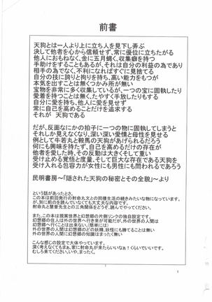 Shameimaru Aya to "Keine" no Triangle Seikatsu - Page 2