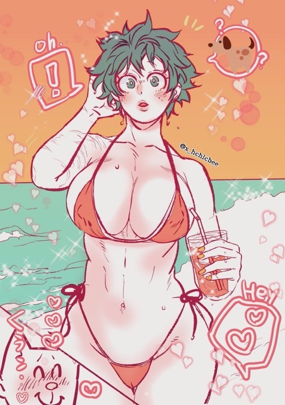 ]Hark [kusa] Katsu deku ♀ R 18/ “kawaii tte itte yo”