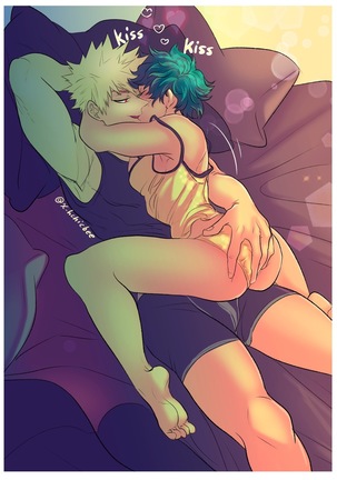 ]Hark [kusa] Katsu deku ♀ R 18/ “kawaii tte itte yo” - Page 64